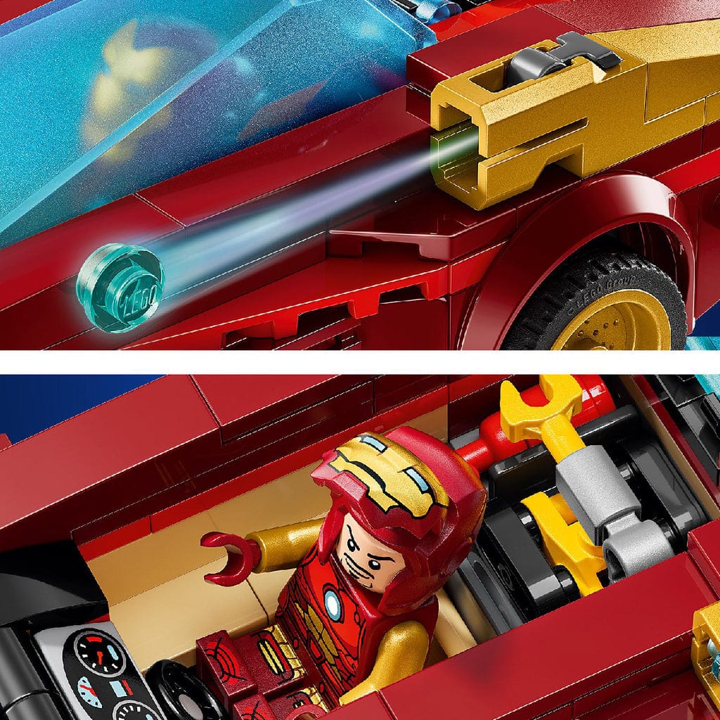  Đồ Chơi Lắp Ráp Xe Người Sắt, Black Panther Đấu Với Hulk LEGO SUPERHEROES 76310 (295 chi tiết) 