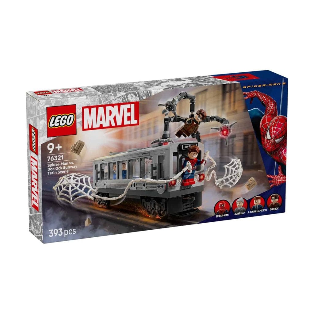 樂高與益智玩具:  蜘蛛俠與章魚博士在地鐵對決 LEGO SUPERHEROES 76321 (393個零件) 