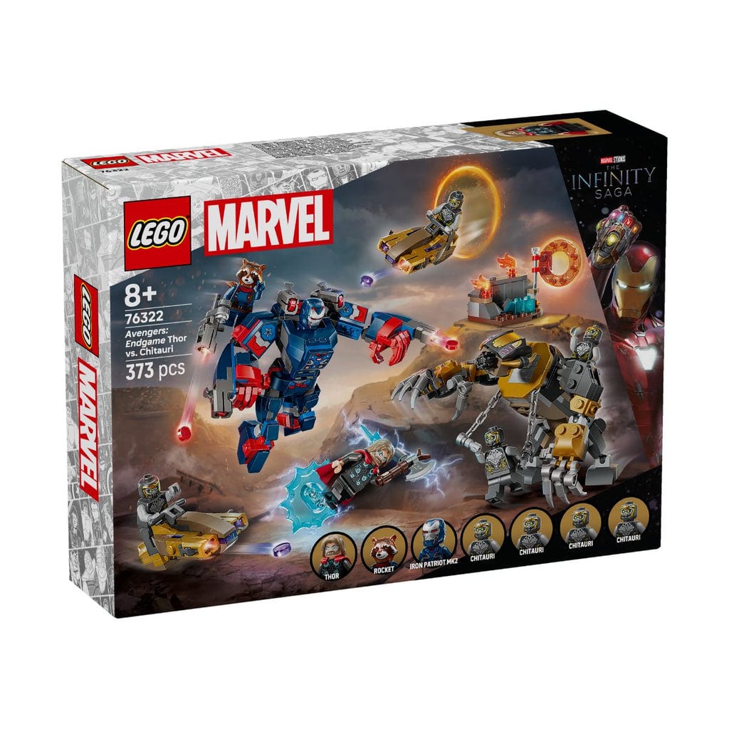 樂高與益智玩具:  最終之戰：雷神對抗奇塔瑞 LEGO SUPERHEROES 76322 (373個零件) 