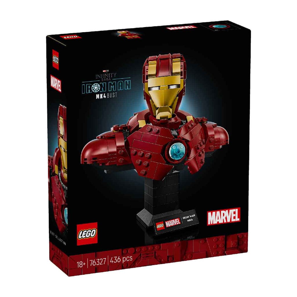 樂高與益智玩具:  鋼鐵俠人偶 LEGO SUPERHEROES 76327 (436個零件) 