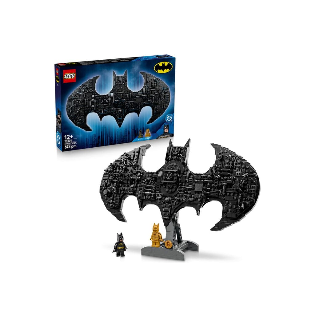 樂高與益智玩具:  蝙蝠俠標誌拼裝玩具 LEGO SUPERHEROES 76330 (678個零件) 
