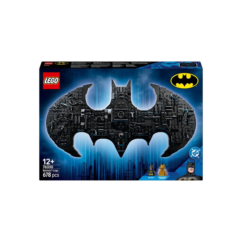 樂高與益智玩具:  蝙蝠俠標誌拼裝玩具 LEGO SUPERHEROES 76330 (678個零件) 