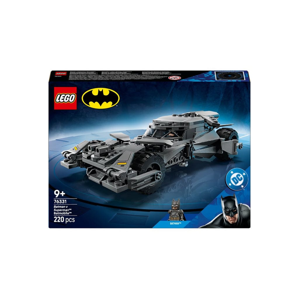 樂高與益智玩具:  蝙蝠俠與超人蝙蝠車拼裝玩具 LEGO SUPERHEROES 76331 (220個零件) 