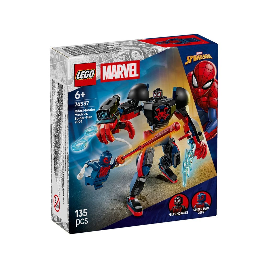  Đồ Chơi Lắp Ráp Người Máy Miles Morales Và Spider-Man 2099 LEGO SUPERHEROES 76337 (135 chi tiết) 