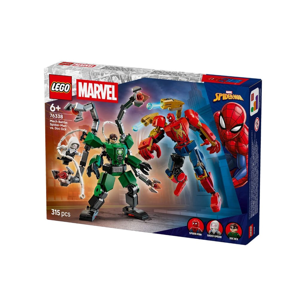  Đồ Chơi Lắp Ráp Trận Chiến Mech: Spider-Man Và Doc Ock LEGO SUPERHEROES 76338 