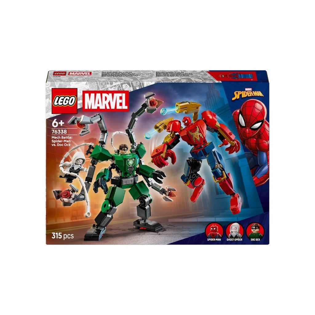 樂高與益智玩具:  機甲戰鬥：蜘蛛俠與毒液 LEGO SUPERHEROES 76338 