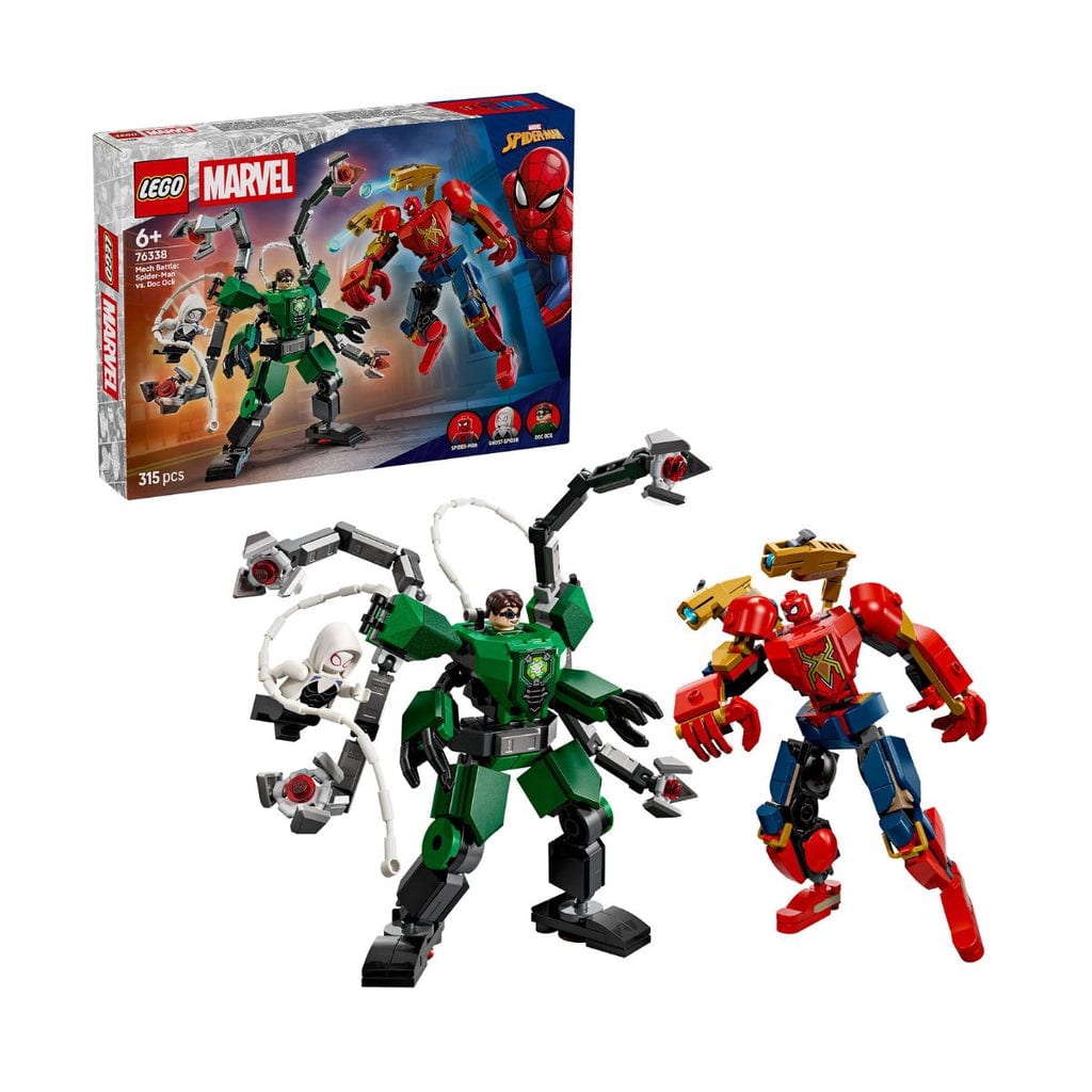 樂高與益智玩具:  機甲戰鬥：蜘蛛俠與毒液 LEGO SUPERHEROES 76338 