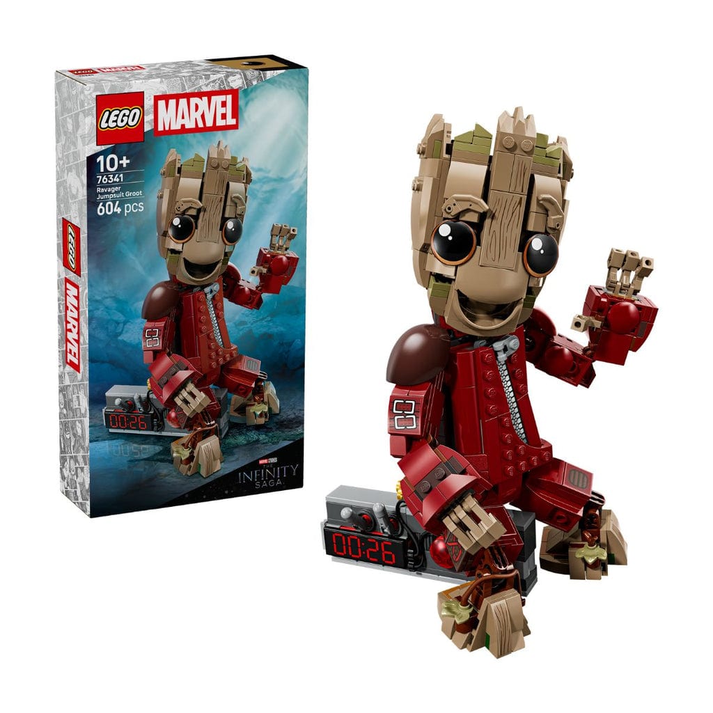 樂高與益智玩具:  經典格魯特拼裝玩具 LEGO SUPERHEROES 76341 (604個零件) 