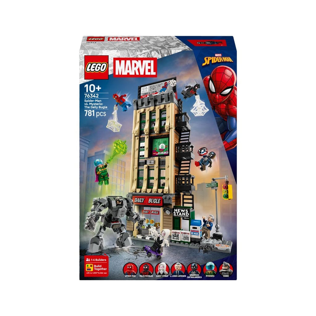  蜘蛛俠與神秘人：日報社拼裝玩具 LEGO SUPERHEROES 76342 (781個細節) 