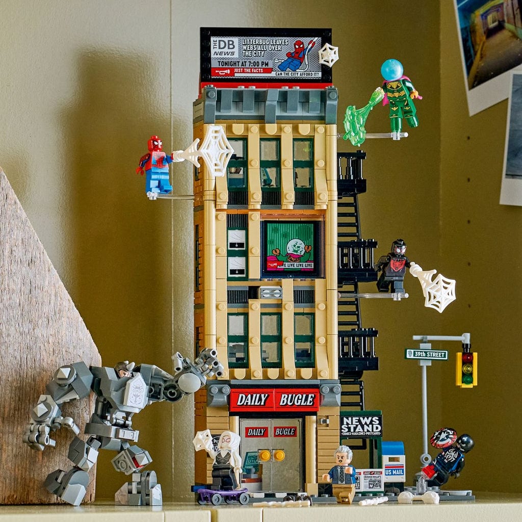  蜘蛛俠與神秘人：日報社拼裝玩具 LEGO SUPERHEROES 76342 (781個細節) 