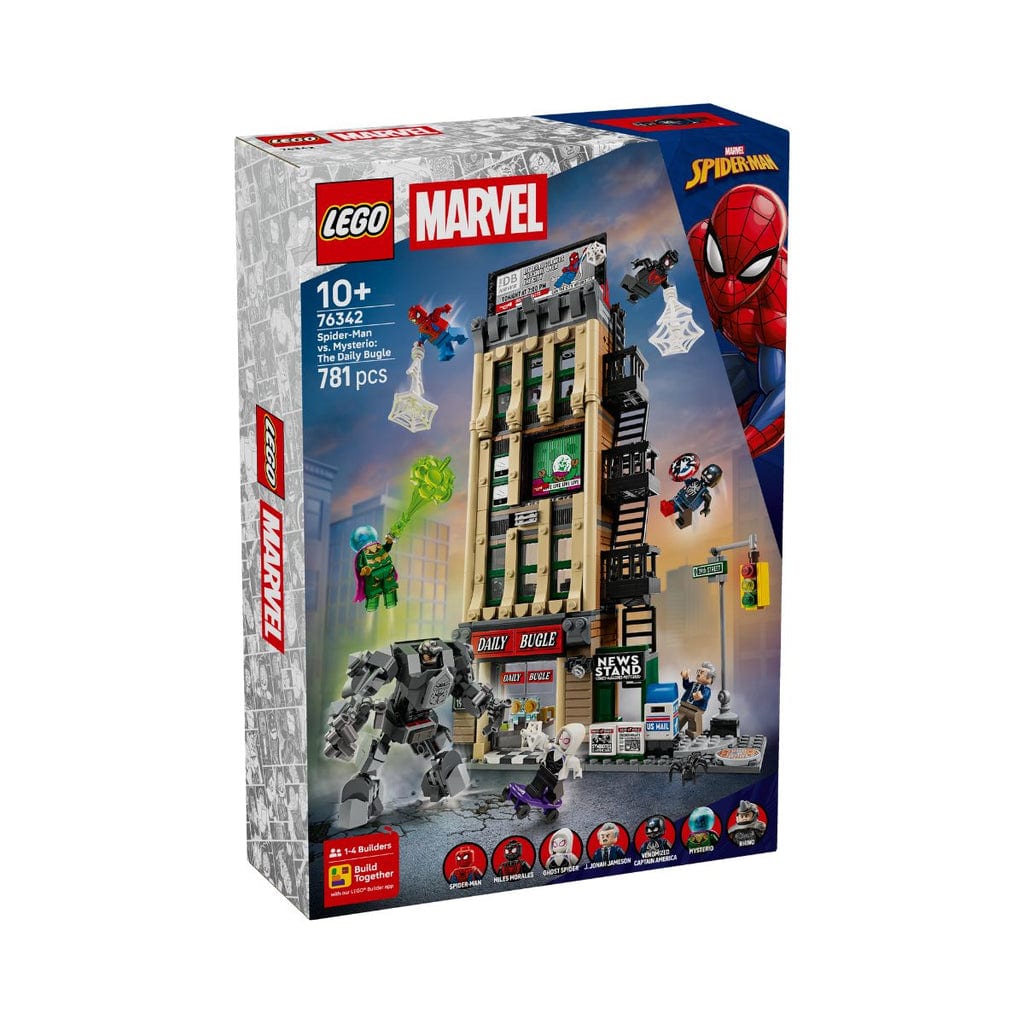  蜘蛛俠與神秘人：日報社拼裝玩具 LEGO SUPERHEROES 76342 (781個細節) 