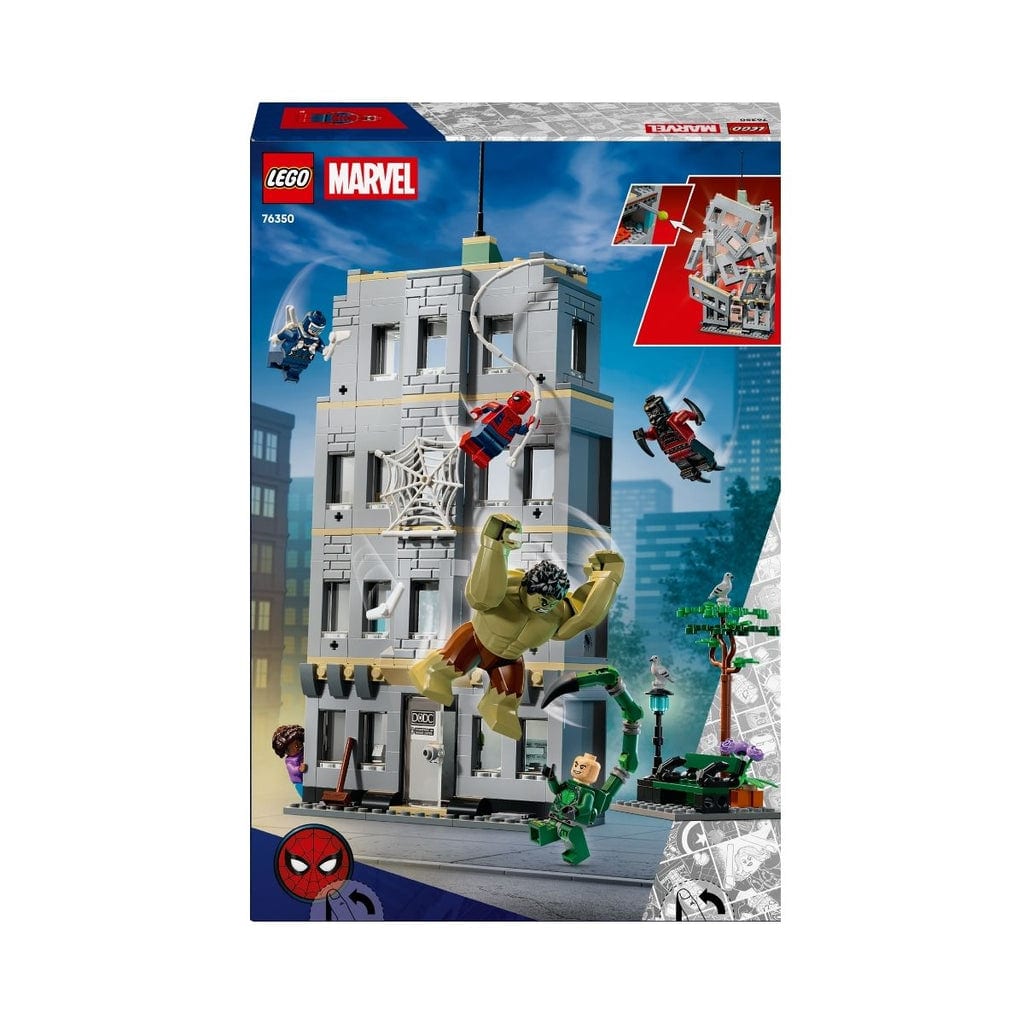  與蜘蛛俠的建築戰鬥拼裝玩具 LEGO SUPERHEROES 76350 (534個細節) 