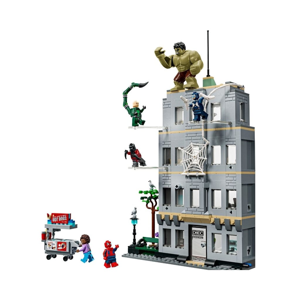  與蜘蛛俠的建築戰鬥拼裝玩具 LEGO SUPERHEROES 76350 (534個細節) 