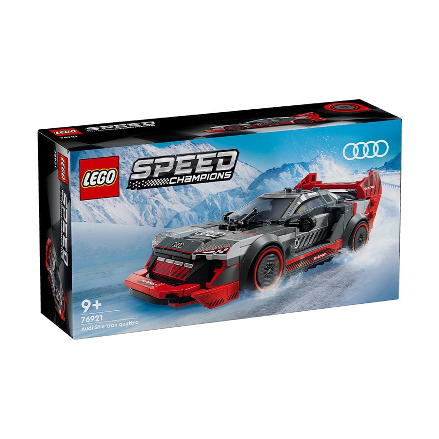 樂高與益智玩具:  奧迪 S1 e-tron quattro 超級跑車拼裝玩具 LEGO SPEED CHAMPIONS 76921 (274 件) 