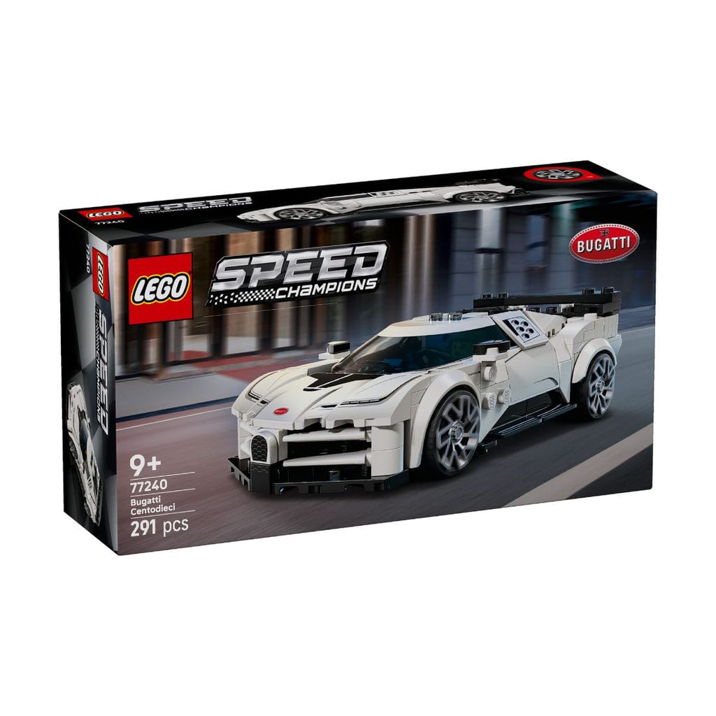 樂高與益智玩具:  布加迪Centodieci超級跑車 LEGO SPEED CHAMPIONS 77240 (291個零件) 