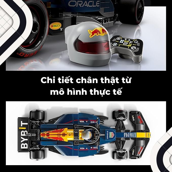  Xe Đua Oracle Red Bull RB20 F1 LEGO SPEED CHAMPIONS 77243 (251 chi tiết) 
