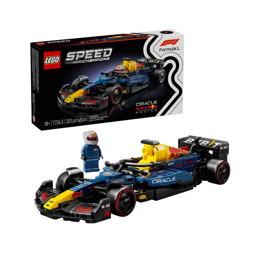 樂高與益智玩具:  Oracle Red Bull RB20 F1 賽車拼裝玩具 LEGO SPEED CHAMPIONS 77243 (251 件) 