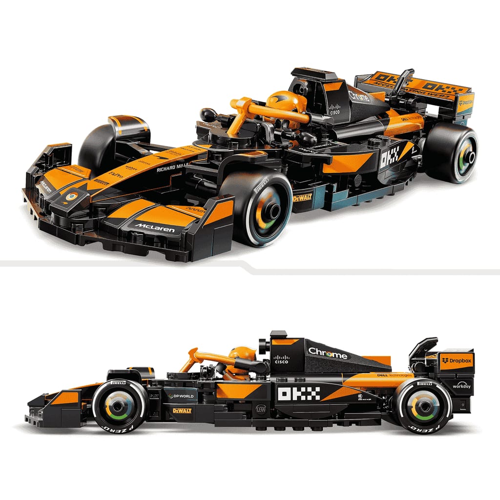 樂高與益智玩具:  邁凱倫 F1-Mcl38 賽車拼裝玩具 LEGO SPEED CHAMPIONS 77251 (263 件) 