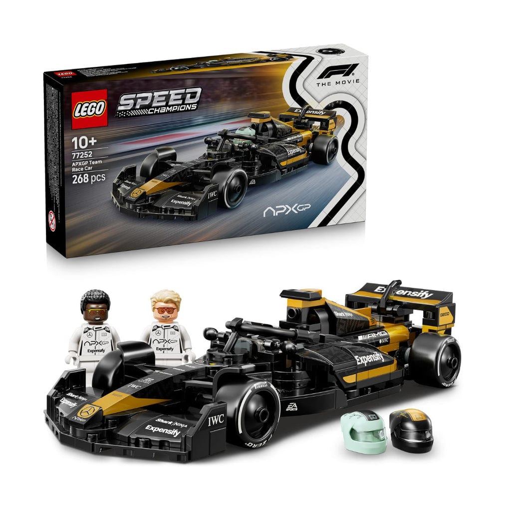 樂高與益智玩具:  APXGP F1賽車拼裝玩具 LEGO SPEED CHAMPIONS 77252 (268個零件) 