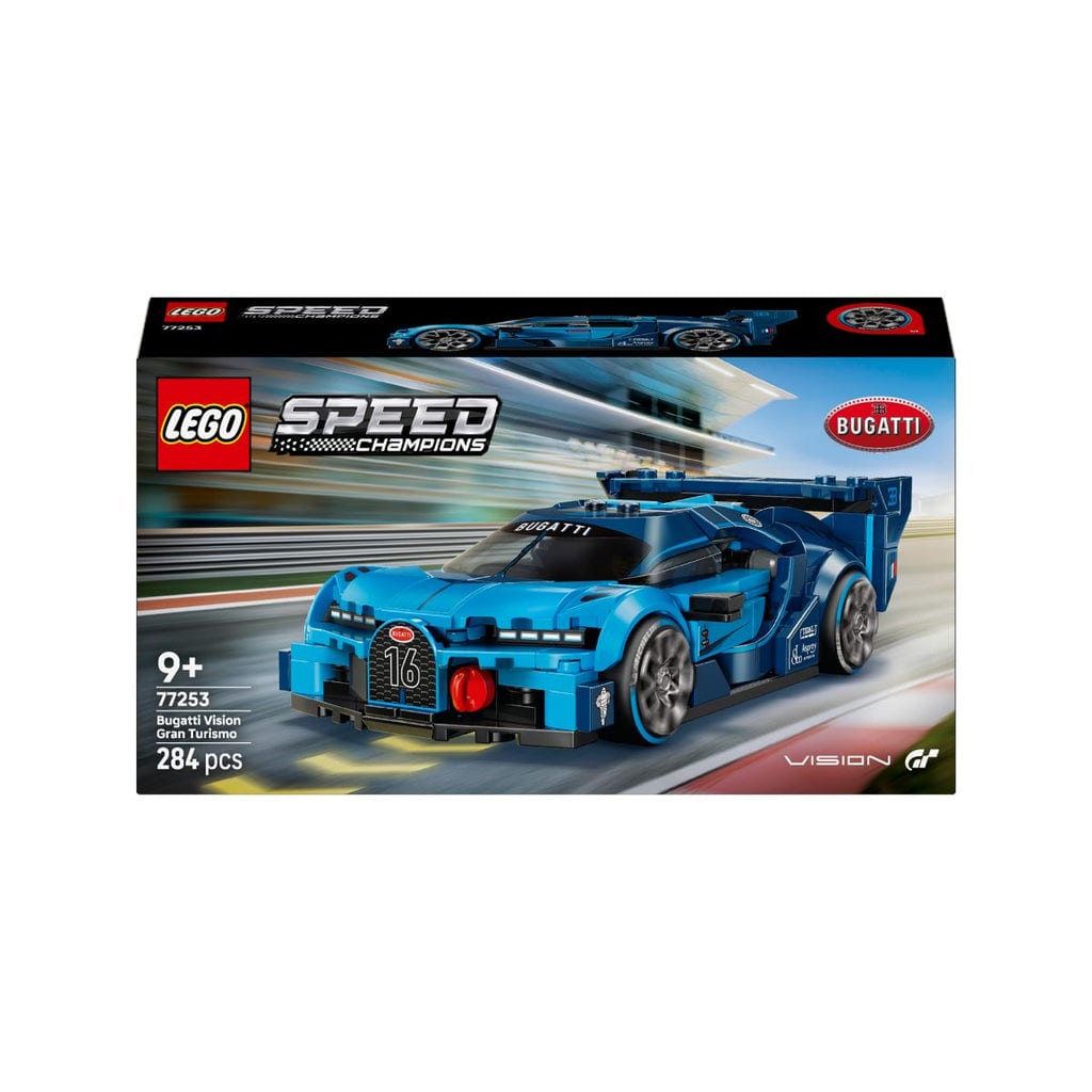 樂高與益智玩具:  樂高速度冠軍Bugatti Vision GT超級跑車77253（284個零件） 