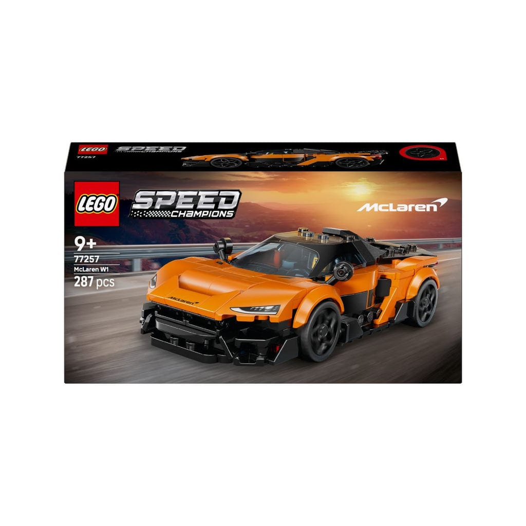 樂高與益智玩具:  邁凱倫W1拼裝玩具 LEGO SPEED CHAMPIONS 77257 (287個零件) 
