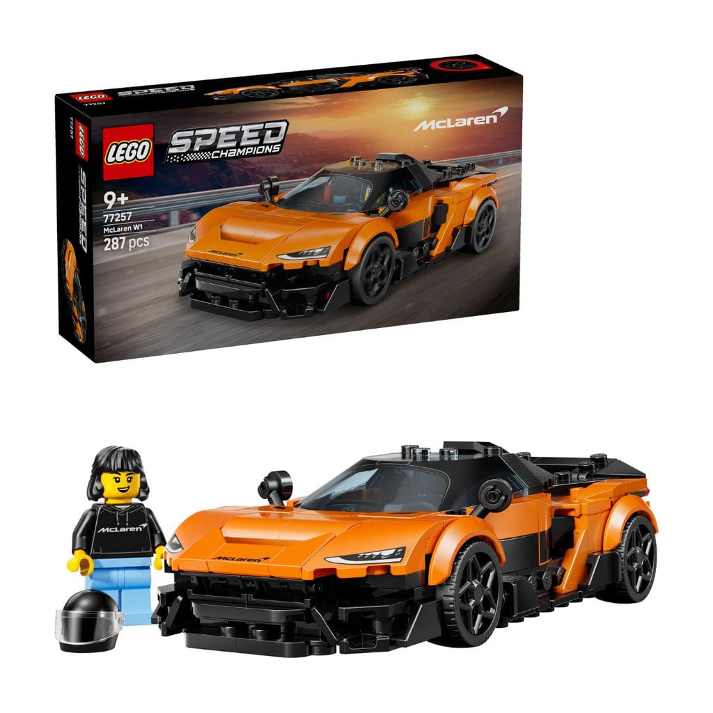 樂高與益智玩具:  邁凱倫W1拼裝玩具 LEGO SPEED CHAMPIONS 77257 (287個零件) 