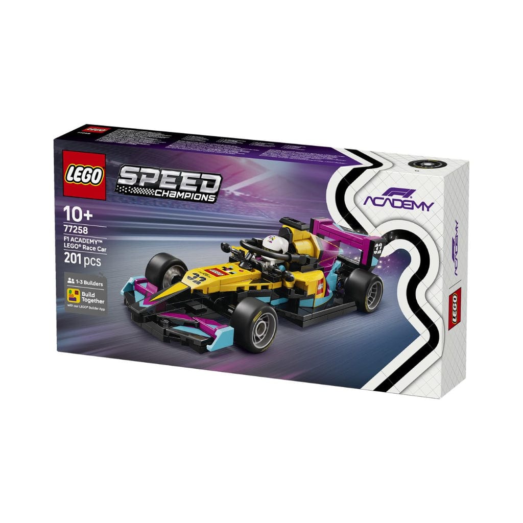 樂高與益智玩具:  F1學院賽車拼裝玩具 LEGO SPEED CHAMPIONS 77258 (201個零件) 