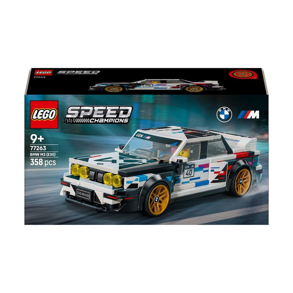 樂高與益智玩具:  寶馬M3 (E30)超跑拼裝玩具 LEGO SPEED CHAMPIONS 77263 (358個零件) 