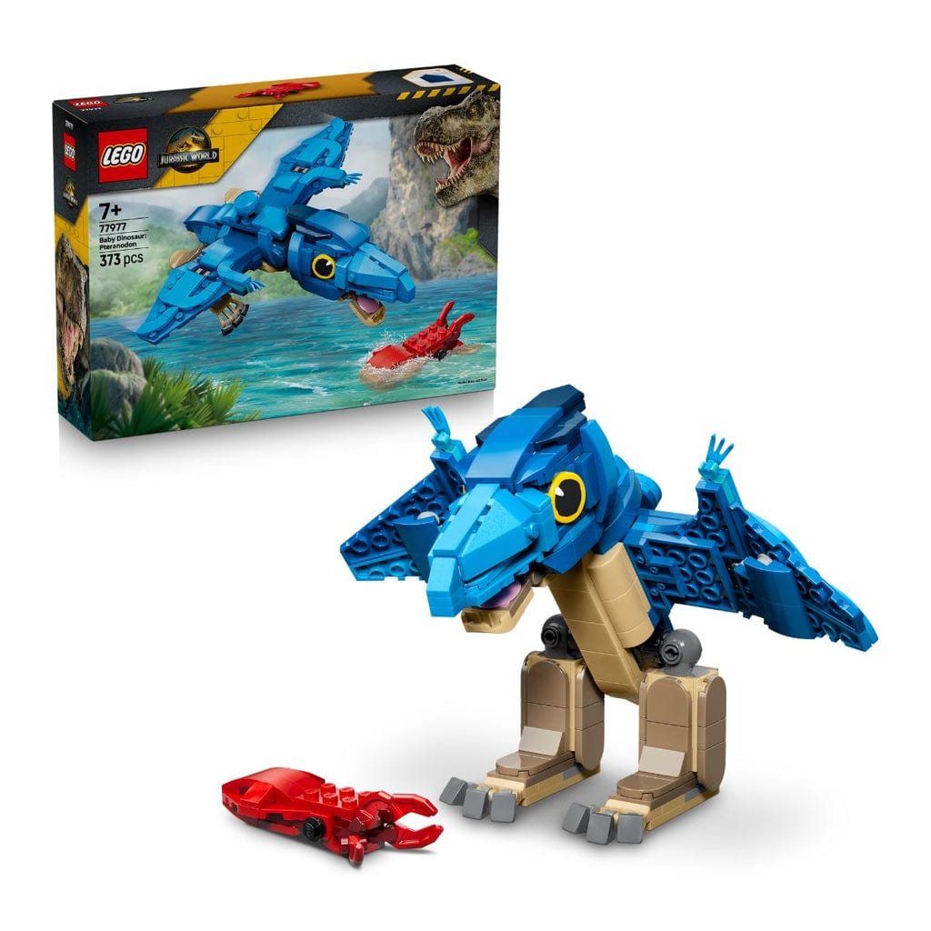 樂高與益智玩具:  小翼龍拼裝玩具 LEGO JURASSIC 77977 (373個零件) 