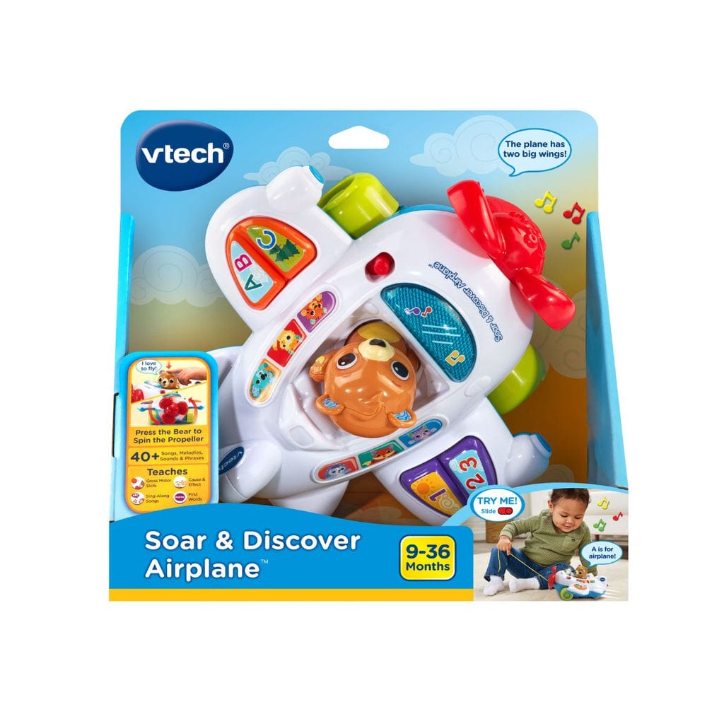 樂高與益智玩具:  快樂學習探索飛機玩具 VTECH 80-567900 