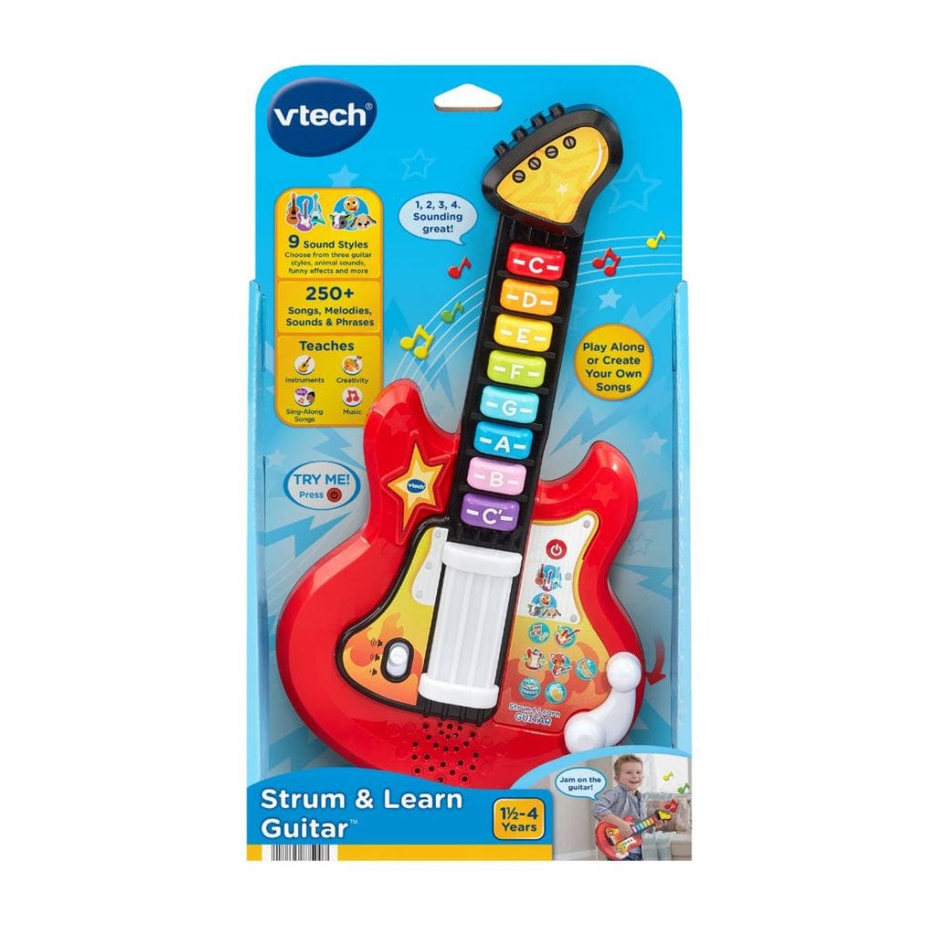 樂高與益智玩具:  個性電吉他玩具 VTECH 80-587500 