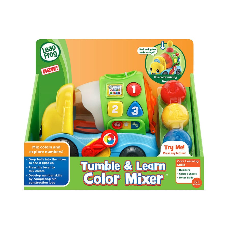 樂高與益智玩具:  有趣的彩色水泥車玩具 LEAPFROG 80-601900 