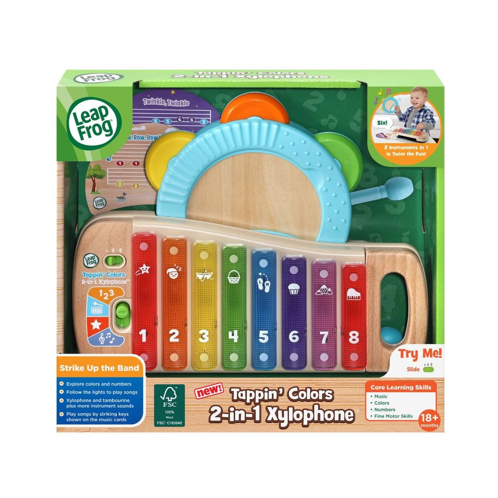 樂高與益智玩具:  2合1多彩木製木琴玩具 LEAPFROG 80-615600 