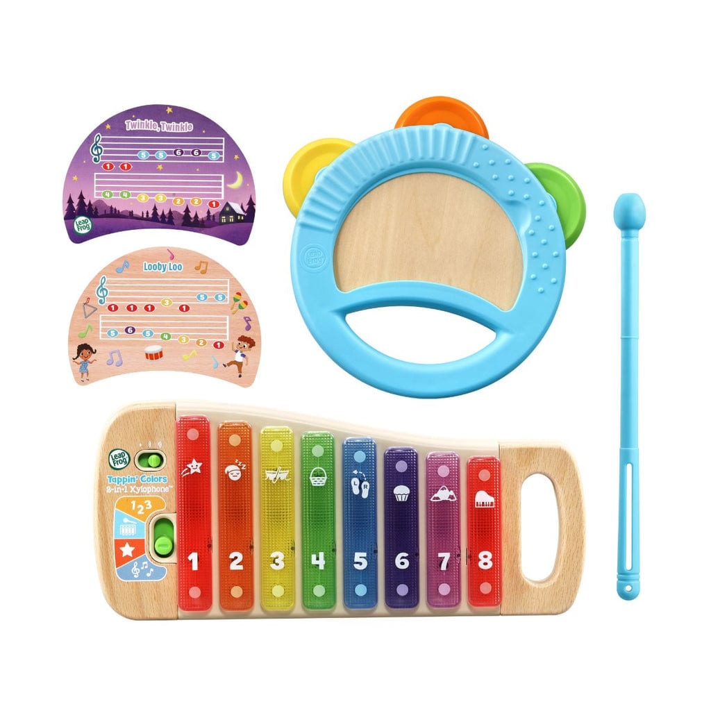 樂高與益智玩具:  2合1多彩木製木琴玩具 LEAPFROG 80-615600 