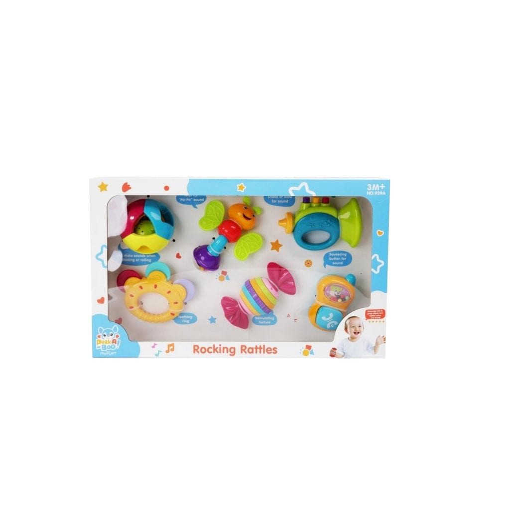  Bộ lục lạc 6 món cho bé PEEK A BOO 939A 