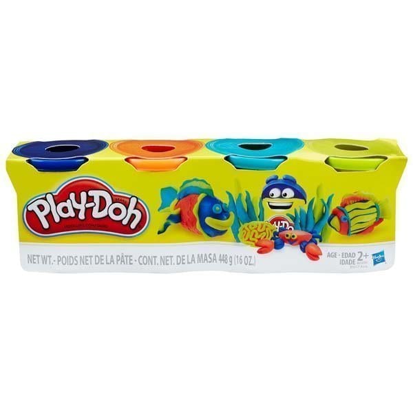  Đồ Chơi Bột nặn 4 màu PLAYDOH B5517 