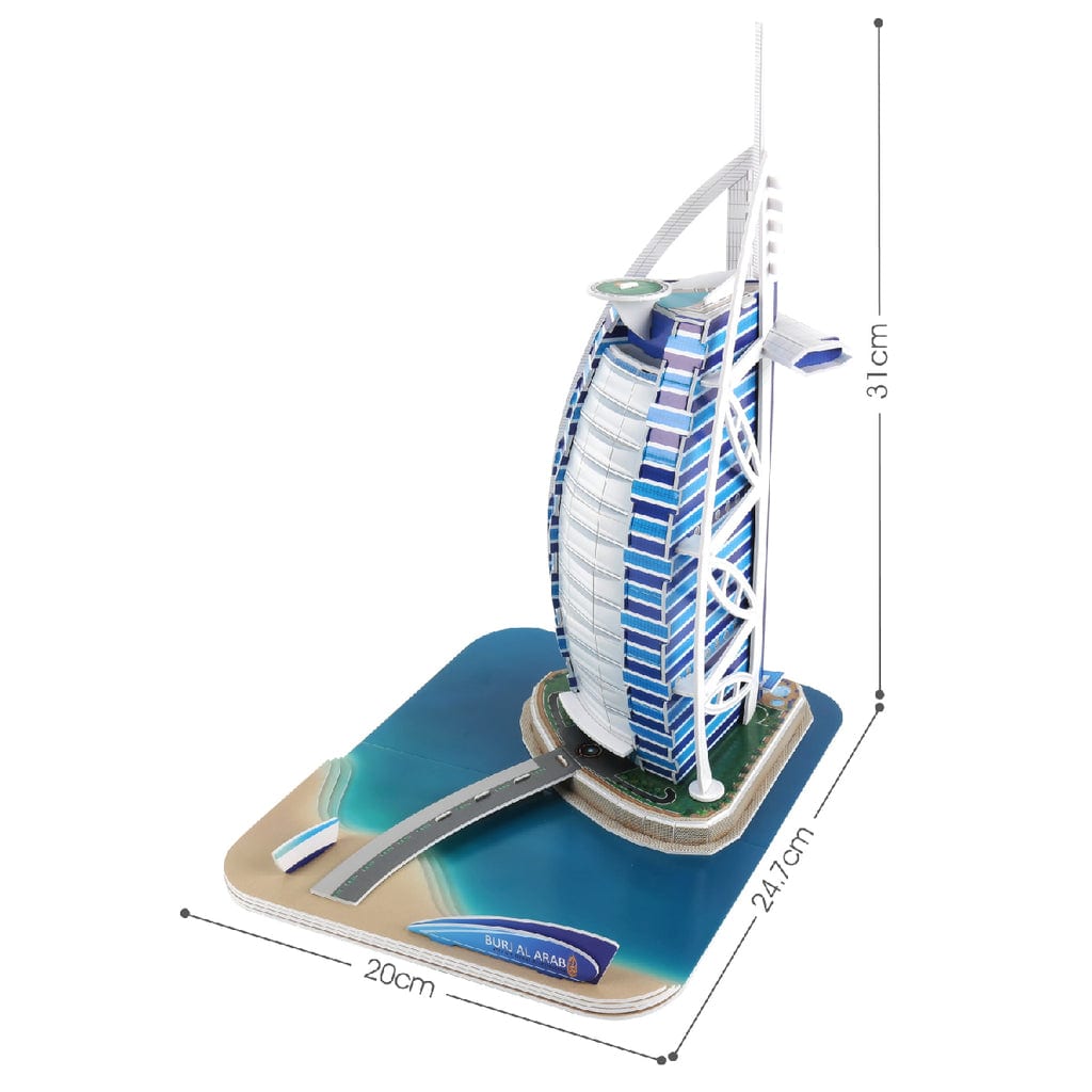 樂高與益智玩具:  3D拼圖玩具：阿拉伯塔酒店拼圖 C065H 
