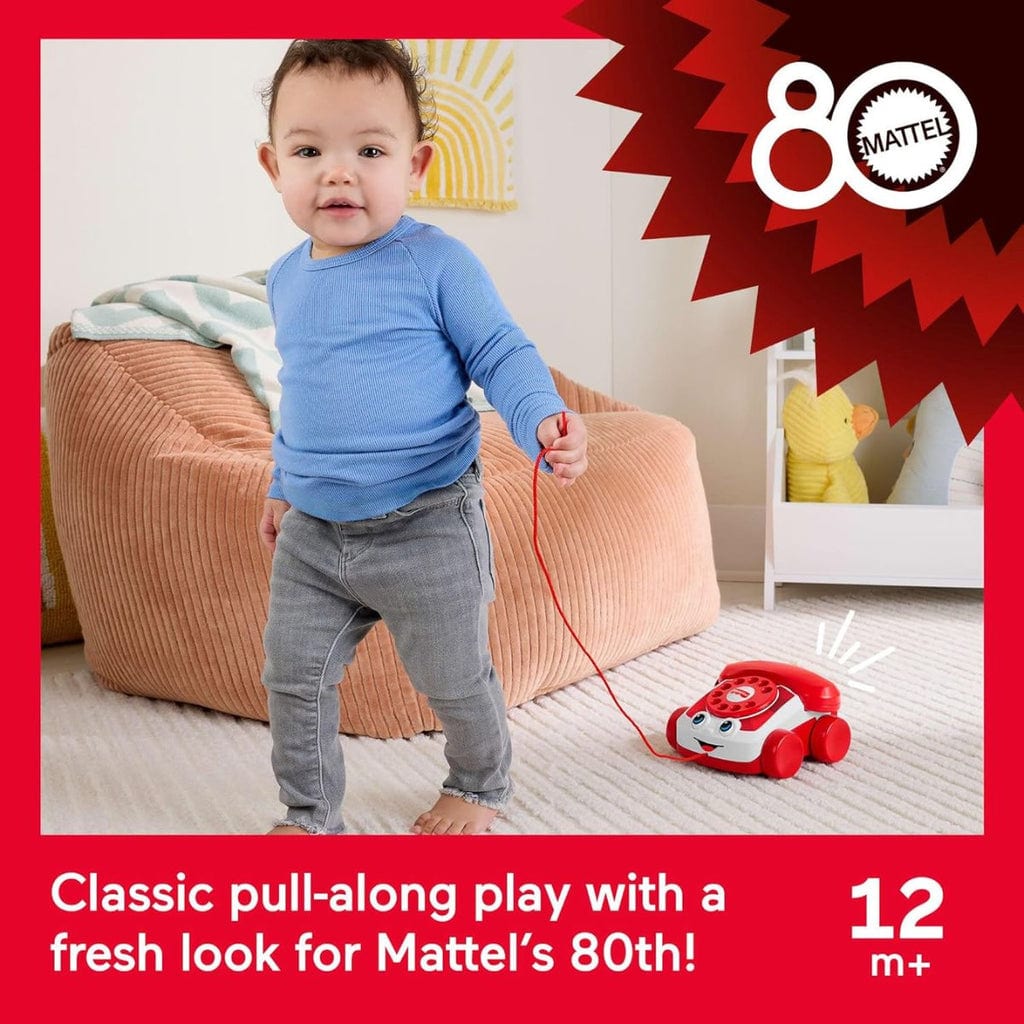  Đồ Chơi Điện Thoại Quay Số - Phiên Bản Mattel 80 Năm FISHER PRICE MATTEL JGG97 