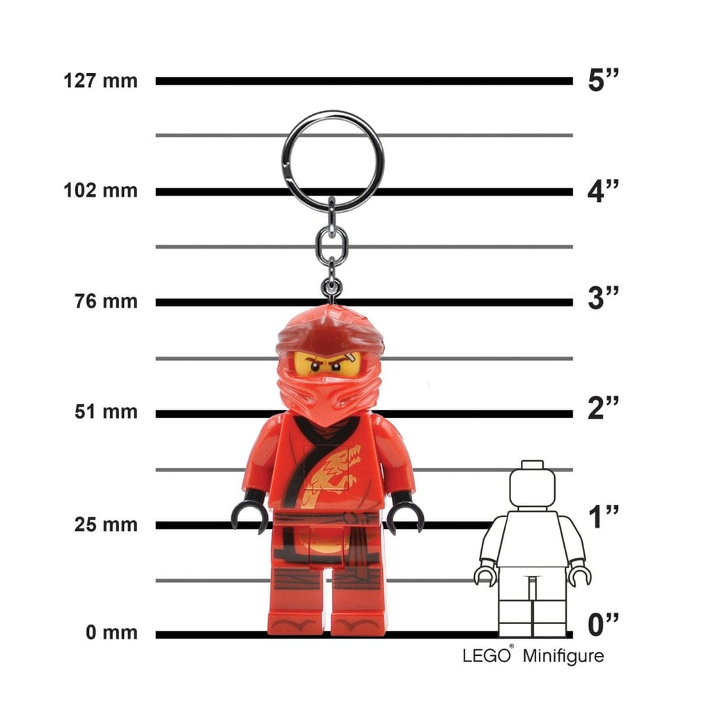 樂高與益智玩具:  帶燈鑰匙扣 LEGO Ninjago - 凱 LEGO LICENSED KE149H 