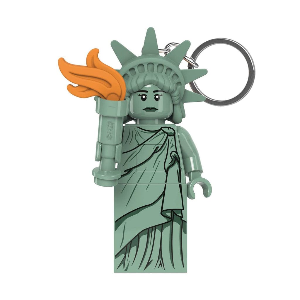樂高與益智玩具:  帶燈鑰匙扣 LEGO Minifigures - 自由女神像 LEGO LICENSED KE158H 