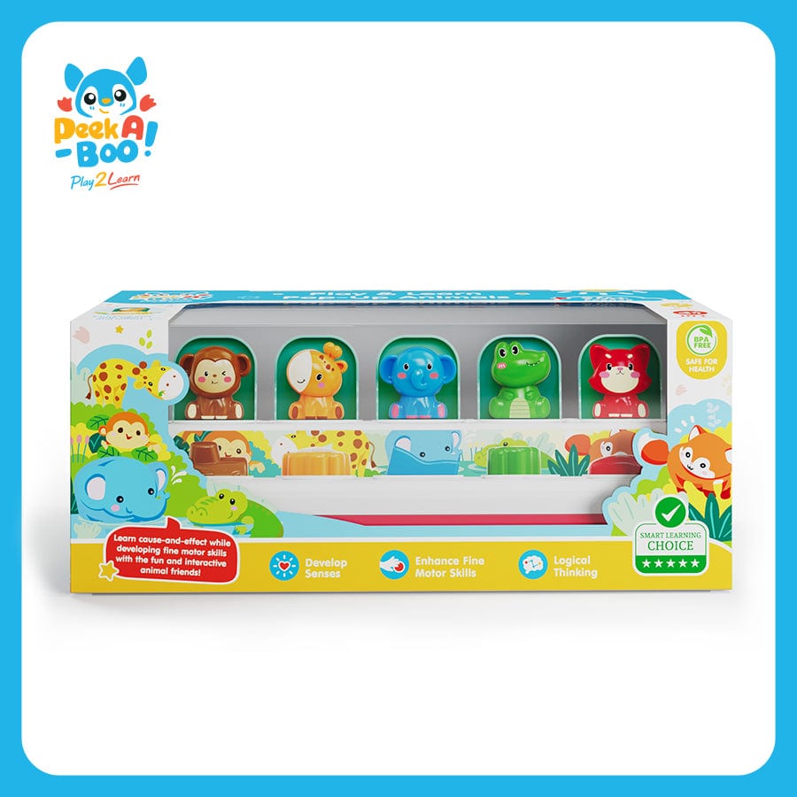 樂高與益智玩具:  訓練手眼協調的彈鈕玩具 PEEK A BOO PAB048 