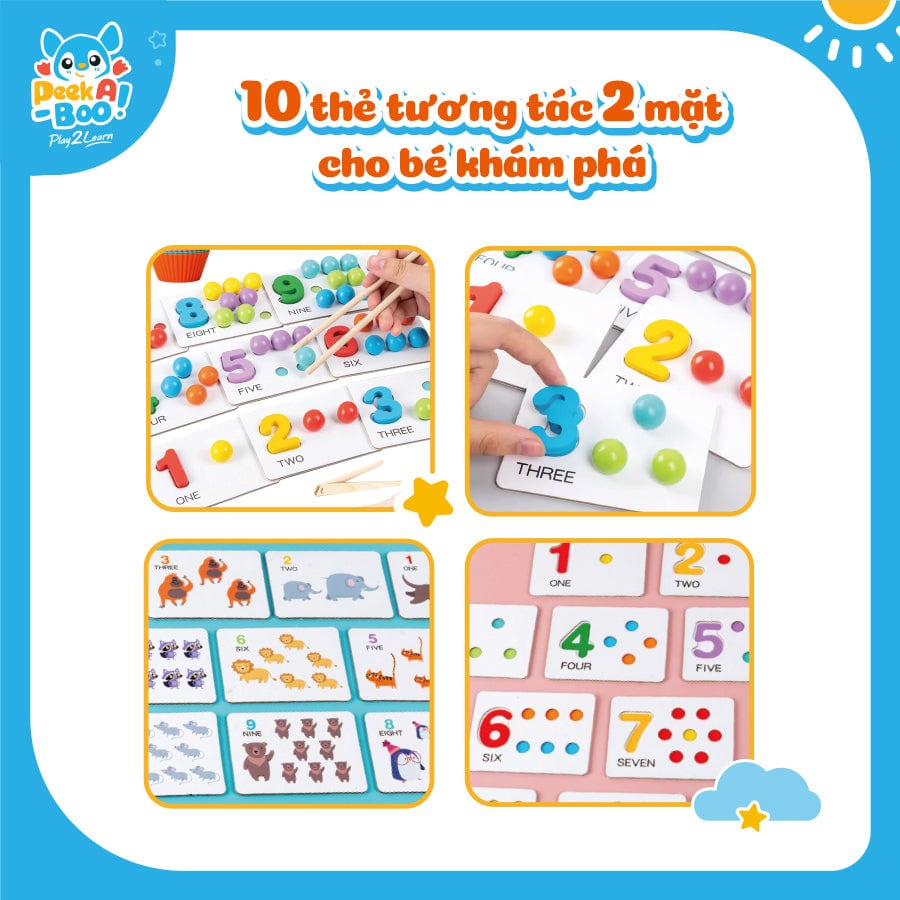  Đồ Chơi Phân Loại Màu Sắc Rèn Luyện Tư Duy Cho Bé Peek A Boo PAB050 