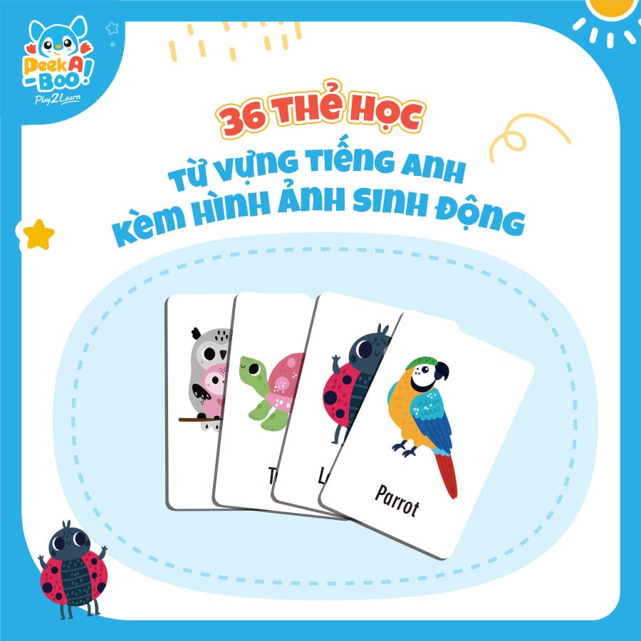  Đồ Chơi Xếp Hình Và Tư Duy 4 Trong 1 Cho Bé PEEK A BOO PAB054 