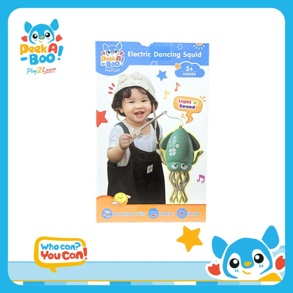  Đồ Chơi Con Mực Nhảy Múa - Xanh PEEK A BOO PAB058G 