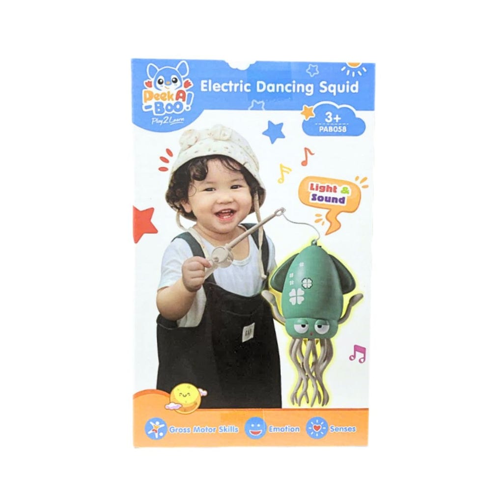 LEGO Và Đồ Chơi Thông Minh: Đồ Chơi Con Mực Nhảy Múa - Xanh PEEK A BOO PAB058G (ảnh 1) | Flosa
