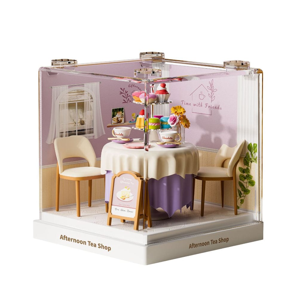 樂高與益智玩具:  迷你房屋拼裝玩具 - 下午茶 SWEET HEART SH831 