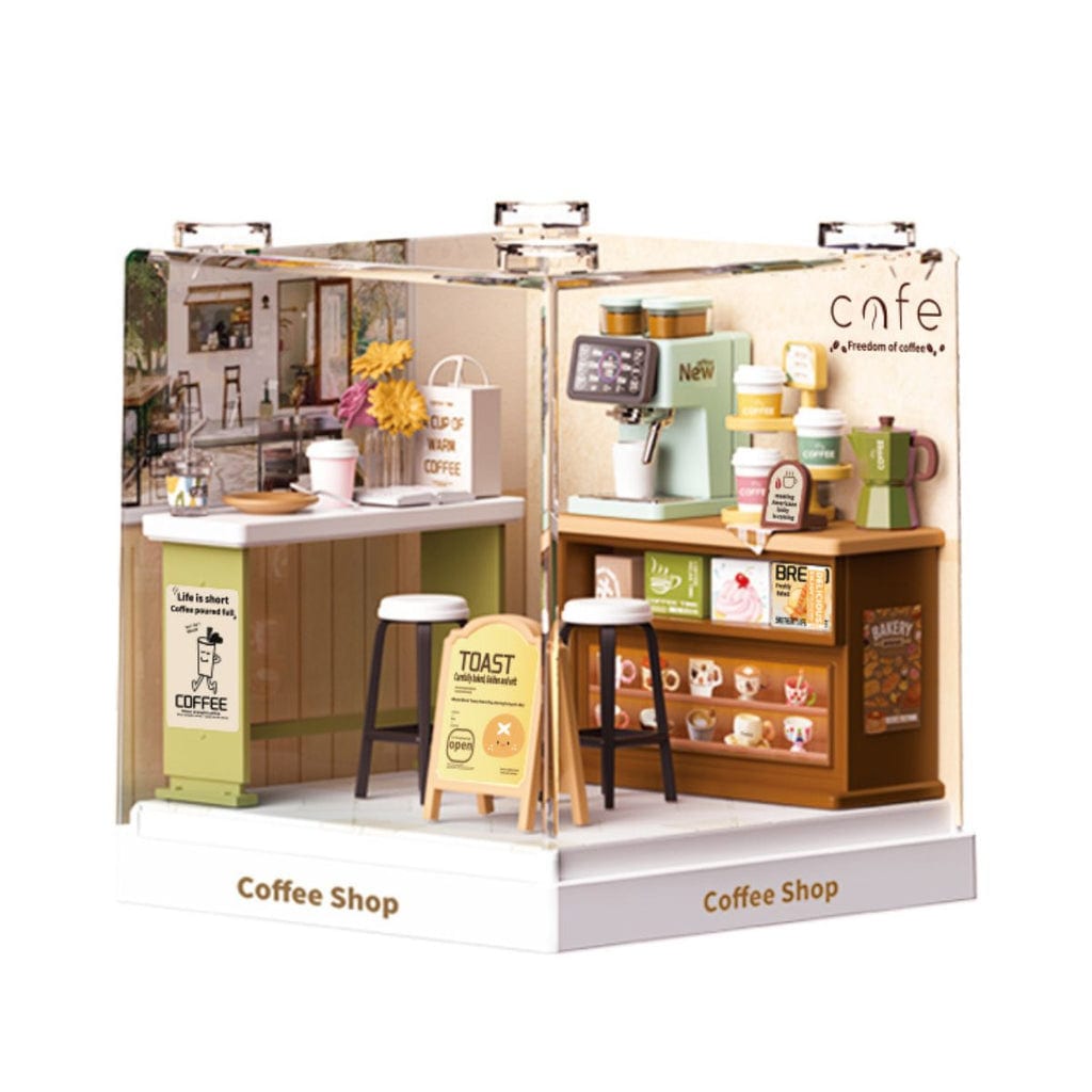 樂高與益智玩具:  迷你房屋拼裝玩具 - 咖啡店 SWEET HEART SH834 