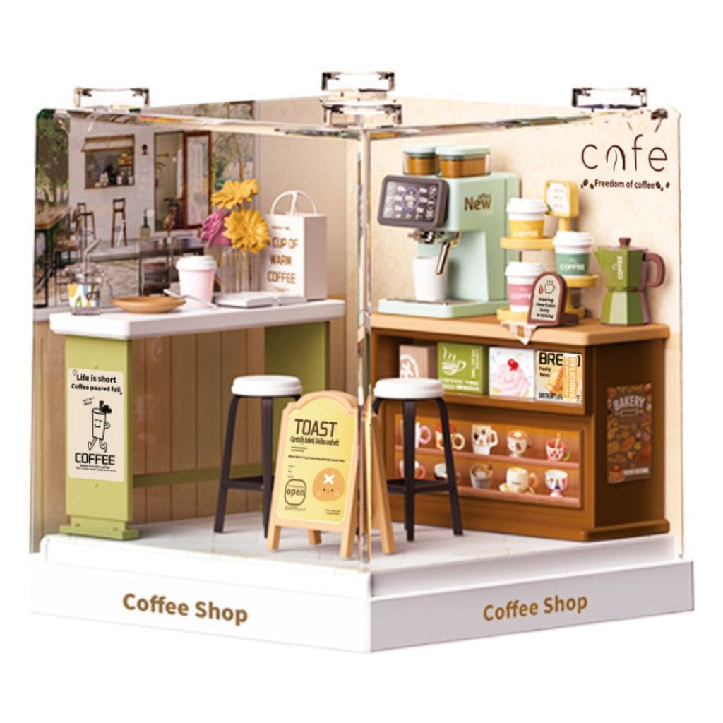 樂高與益智玩具:  迷你房屋拼裝玩具 - 咖啡店 SWEET HEART SH834 