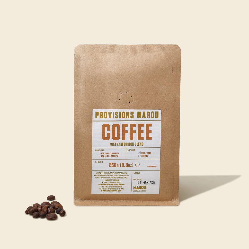 Maison Marou Schokolade:  Kaffee Vietnam - Kooperationsprojekt Building Coffee Marou 