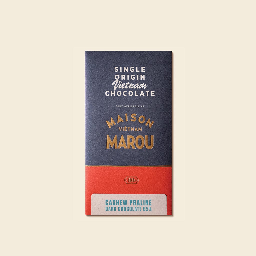 Maison Marou Schokolade:  Schokolade mit Karamell-Cashew Maison Marou 80G 